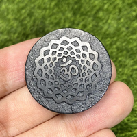 Pierre naturelle en gros de haute qualité, Shungite ronde ou en cube pour pavage de jardin et applications extérieures