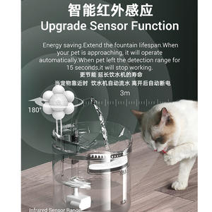 Fontaine à eau automatique pour chat Koule, ronde, 700g, détachable, durable, pour chats et chiens - Product Image 5