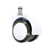 Roulette colorée 2 pouces 50mm Roulette double roues pour enfants Bureau et chaise