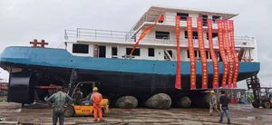 Bền Cao Su Tự Nhiên Túi Khí Ra mắt Thuyền Biển Túi Khí Hạ Cánh Inflatable cứu hộ Nổi Khô Docking Bóng Với Hose - Product Image 5