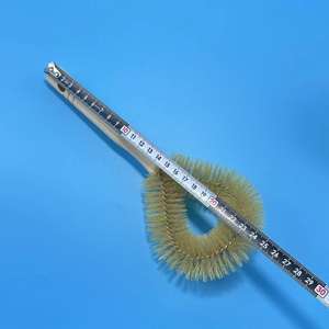 Brosse à poils de porc avec manche en bois, brosse à casseroles, brosse à récurer les casseroles à long manche, brosse à poils de porc antiadhésive, vente en gros - Product Image 4