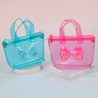 Vente chaude Transparent PVC Rouge À Lèvres Porte-clés Pochette Petit Portable Mini Écouteur De Stockage Fermeture À Glissière De Poche Portefeuille Sacs