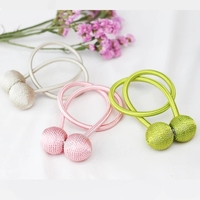 Crochet à rideau magnétique embrasses clip, Offre Spéciale style européen rideau magnétique à ressort coloré bouton poussoir aimant cravate