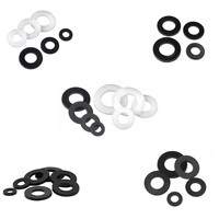Food Grade DIN Plastic/PA66/Nylon Washers Black & White 4mm 5mm 6mm 2mm 3mm Thickness M2 M2.5 M2.3 M4 M5 M6 M8 with Plain Finish
