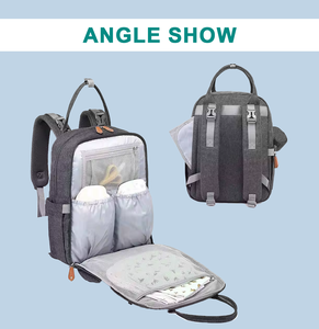 Túi Tã Ba Lô Có Trạm Thay Đồ Túi Em Bé Xách Tay Túi Giường Em Bé Gấp Gọn Túi Du Lịch Lớn Chống Nước Du Lịch - Product Image 5