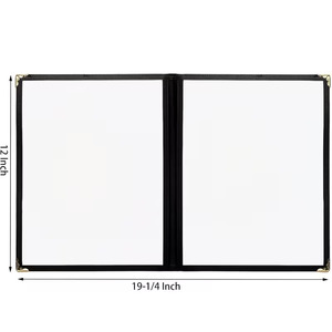 Couverture de <span class=keywords><strong>menu</strong></span> personnalisée en PVC, double pliage, panneau imprimable, carte de <span class=keywords><strong>menu</strong></span> en plastique pour restaurant, café, bar, <span class=keywords><strong>mariage</strong></span>, restauration - Product Image 5