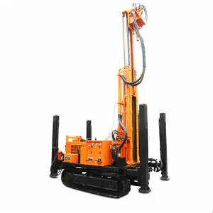 Factory Outlet 100M 150m 200m 300m 350m 600m Acero Crawler Mounted Water Well Drilling Rig Machine Precio de fábrica