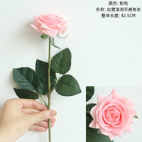 Vraie Touche Roses Fleurs Artificielles pour la Décoration Mariage Faux Arrangement de Fleurs Artificielle Réaliste Pour Toujours Roses Roses Blanches Roses