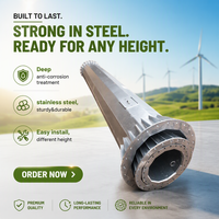 Generador Eólico de Aluminio con Certificación CE, 2KW 5KW, Sistema de Turbina Eólica Híbrida 48V 51.2V con Inversor Híbrido DEYE y Batería Lifepo4, Popular en Europa