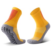 Chaussettes de sport antidérapantes en coton et élasthanne pour enfants et jeunes, avec logo personnalisé, absorbant la transpiration, bleu et blanc, collection automne 2026 – Vente en gros