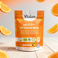 Sachets refermables personnalisés de qualité alimentaire, écologiques, pour l'emballage de protéines en poudre, de vitamines et de bonbons