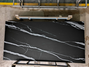 Bàn trà đá sintered cao cấp phong cách Wabi Sabi có ngăn kéo - Product Image 2