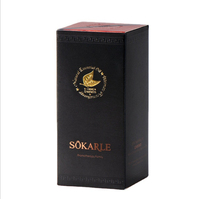 Boîte de parfum vide 50 ml, design découpé, écologique, prix usine, papier de luxe 350 g/m², pelliculage mat, recyclable