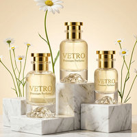 Vente en gros de flacons de parfum en verre cylindriques personnalisés 30ml 50ml 100ml, flacons de parfum de luxe avec vaporisateur à fine brume, boîte