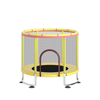 Mini Trampolín Hexagonal de Alta Calidad para Interiores con Cuerdas Elásticas y Componentes de Plástico para Ejercicio Femenino