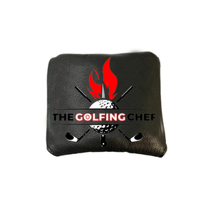 Couverture de putter de maillet de golf noir en cuir PU couvre-chefs de club de golf imperméables IVA-C-G-120 - Product Image 1