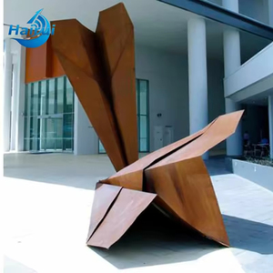 Escultura <span class=keywords><strong>de</strong></span> Metal Plegable Personalizable para Jardín, Avión <span class=keywords><strong>de</strong></span> Acero Inoxidable, Gran Tamaño, Mejor Calidad, Mejor Precio - Product Image 4