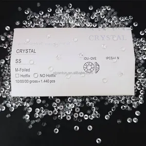 High Quality Strass Crystal White Flatback Non Hotfix Rhinestones For Bags