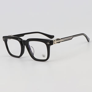 2025 Nieuwe Ontwerp Rechthoek Transparant Zwart Frame Marmeren Patroon Aangepast Logo Duurzaam Volledige Rand Leesbrilmonturen Voor - Product Image 3