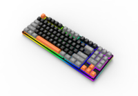 Keyboard Gaming Kustom Baru dengan Lampu Latar Pelangi, Antarmuka USB, Anti-Ghosting, Bahan ABS, Ukuran Penuh untuk Laptop PC, Tahan Air