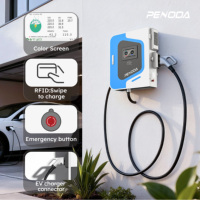 PENODA Nuevo Cargador Comercial para Vehículos Eléctricos DC Ultra de 20-40kW 380V IP54 con Interfaces CCS1/CCS2/GBT/NACS y Carga por RFID/Aplicación
