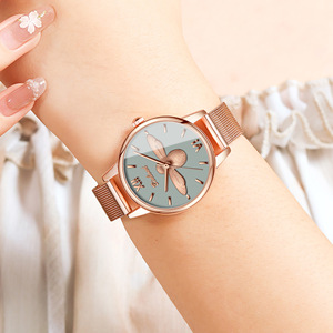 Binbond Women's Bee Watch Rose Gold Mesh Band Analog Quartz 30M Waterproof Fashion Watch For Students - Product Image 3