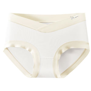 2025 vente chaude de haute qualité grande <span class=keywords><strong>taille</strong></span> haute élasticité maternité <span class=keywords><strong>taille</strong></span> <span class=keywords><strong>basse</strong></span> slips grande <span class=keywords><strong>taille</strong></span> sous-vêtements de maternité pour les femmes - Product Image 4