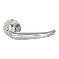 Fournisseur en gros de quincaillerie pour portes intérieures, poignée de porte en forme de U incurvée, acier inoxydable 304, poignée de porte résidentielle pour villa