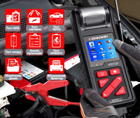 Kit de Herramientas de Diagnóstico de Baterías OEM KONNWEI KW720 6V 12V 24V Probador de Baterías Inteligente con Impresora