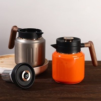 Carafe à café isotherme en acier inoxydable 316 de qualité alimentaire sans BPA, pichet thermique anti-fuite, matériau sûr, gourde isotherme pour boissons chaudes