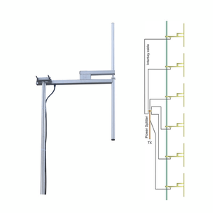 Antenne FM dipolaire en aluminium, antenne Yagi FM directionnelle avec connecteur N femelle/DIN 7/16 femelle L29 - Product Image 2