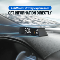 Lancol H500G Auto-Tachometer GPS-Geschwindigkeitsmesser Neues Design Auto HUD Head-up-Display mit Farb-LED-Bildschirm LCD-Anzeigetyp