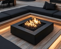 Estufa/Mesa de Exterior para Calentar, Ecológica y Duradera, de Acero Inoxidable 304, con Núcleo Personalizado para Leña/Gas/Alcohol/Atomización