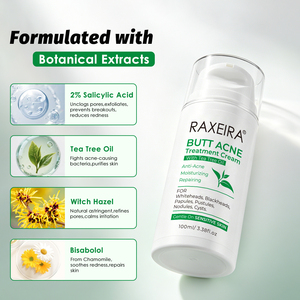 Crema Corporal Herbal Barata para el Acné en Glúteos y Muslos, Calmante, Elimina Granos, Suaviza, Repara la Piel, Anti-Acné - Product Image 4