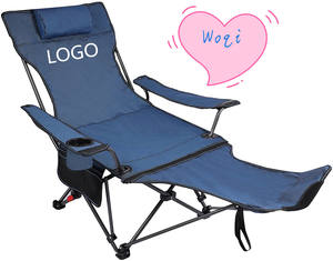 Chaise de camping d'extérieur Woqi, légère, pliable, inclinable, portable, canapé-lit pour les voyages, logo personnalisé - Product Image 1
