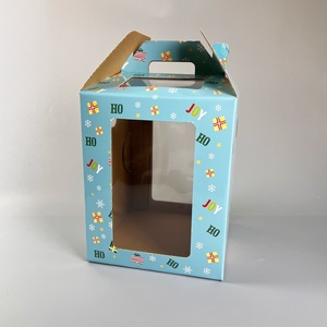 Sunshine Square Rigid <b>Boxes</b> Matte Cake Box with Window <b>Bakery</b> Packaging for Wedding Food China Wholesale Cardboard - Product Image 5