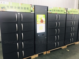 Hiện đại thuận tiện làm mát <span class=keywords><strong>Locker</strong></span> thông minh lạnh lắp ráp cấu trúc cho cộng đồng thuận tiện cửa hàng hoặc trung tâm mua sắm - Product Image 4