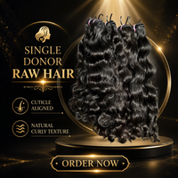 Lot de Cheveux Indiens Bruts, Cuticules Alignées, Cheveux Humains Doublement Étirés, Vierge, Vente en Gros, Ondulations Naturelles