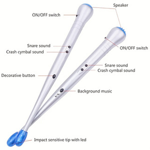 1 Par de <span class=keywords><strong>Baquetas</strong></span> Eléctricas, <span class=keywords><strong>Baquetas</strong></span> de Ritmo, <span class=keywords><strong>Baquetas</strong></span> de Aire, Instrumento de Percusión, <span class=keywords><strong>Baquetas</strong></span> Digitales Portátiles - Product Image 4