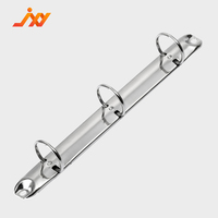 Fournitures de bureau JXY marque laiton antique or argent multicolore 3 trous reliures à anneaux en métal taille M pour reliure d'album pour ordinateur portable