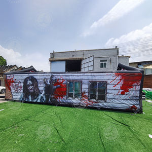 Laberinto de casa embrujada inflable Oxford de alta calidad de nuevo diseño <span class=keywords><strong>2023</strong></span> con impresión completa para Halloween - Product Image 4