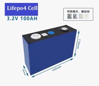 Baterai untuk Sistem Tenaga Surya Lifepo4 EVE 100AH 3.2V Baterai Lithium Ion Penyimpanan Sel Lithium Prismatik
