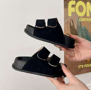 Chaussons pour garçon et fille Vêtements d'extérieur New Magic Soft Bottom Thick Sole Comfortable Kids Casual pantoufles - Product Image 1