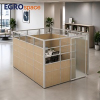 EGROspace - Design d'espace de travail - Mobilier de bureau - Cloisons de séparation modulaires en verre insonorisées pour bureaux
