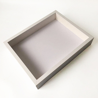 Bingkai Foto Shadow Box 3D Custom 2025 Warna Hitam Putih Walnut MDF Kayu Tebal 3CM 5CM Ukuran 8x8 16x16 Inci A3 A4 untuk Seni Dinding