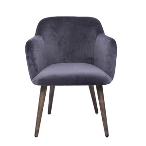 Wholesale Modern <strong>Velvet</strong> Upholstered Solid Wood Legs <strong>Dining</strong> <strong>Chair</strong> for Home Bathroom <strong>Dining</strong> Rooms - Product Image 3