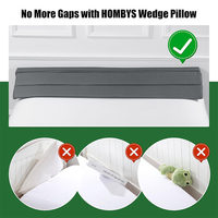 2025 New Bed Wedge Pillow Einstellbare High Density Foam Bett Crack Kissen Kopfteil & Matratze Bett Gap Filler