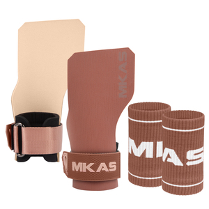 Agarraderas de Gimnasio Antideslizantes MKAS, Diseño Personalizado, para Levantamiento de Pesas, Entrenamiento Funcional y Cross Training - Product Image 6