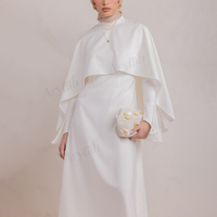 Robe Abaya Femme avec Logo Personnalisé, Tissu Premium, Silhouette Structurée, Échantillonnage Rapide, Étiquette, Fabricant de Vêtements Islamiques