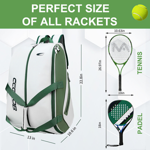 Borse da <span class=keywords><strong>Tennis</strong></span> sportive professionali e zaini con <span class=keywords><strong>racchetta</strong></span>-borse da <span class=keywords><strong>Tennis</strong></span> resistenti e zaini per racchette da Pickleball di grande capacità - Product Image 2